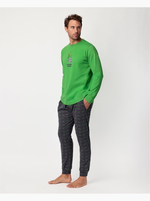 Pyjama à manches longues pour homme Disney Muppets Thinking Kermit - Kiabi