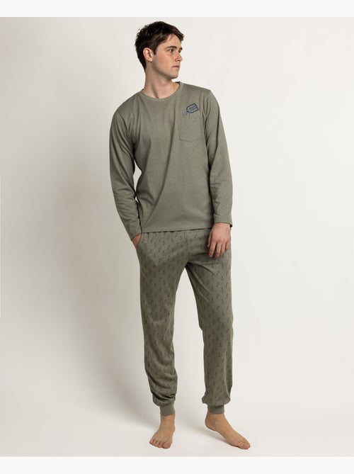 Pyjama à manches longues pour homme Keys, RESTEZ CHEZ VOUS - Kiabi Pyjama à manches longues pour homme Keys, RESTEZ CHEZ VOUS - Kiabi