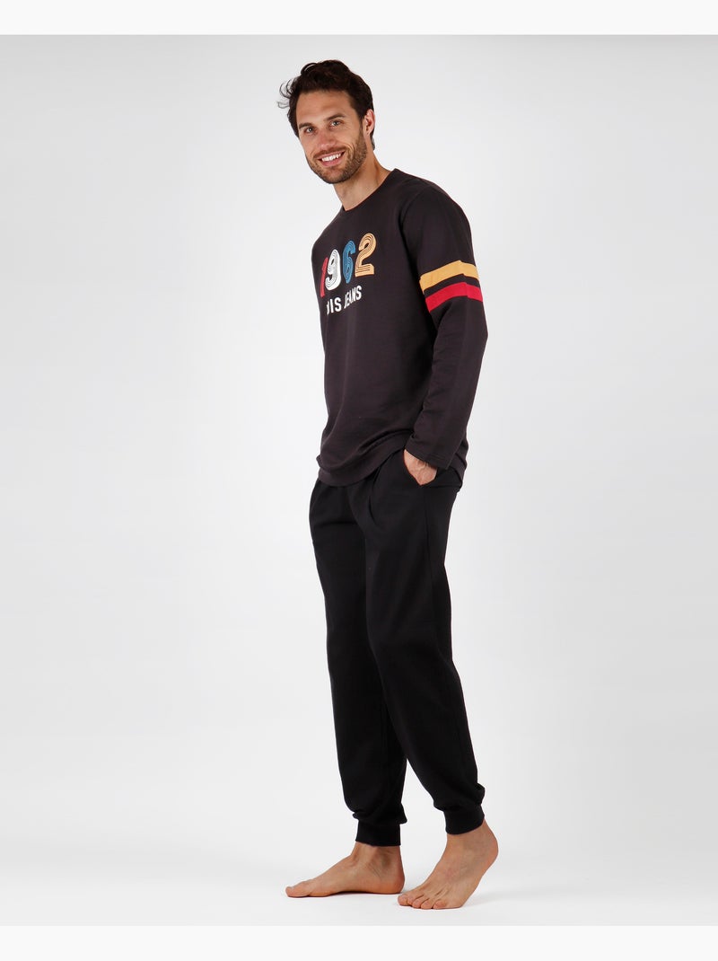 Pyjama à manches longues pour homme LOIS, Mexique Gris foncé - Kiabi