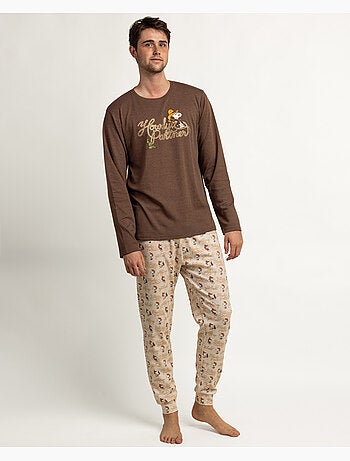 Pyjama à manches longues pour homme PEANUTS Country Club