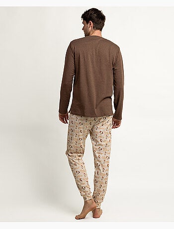 Pyjama à manches longues pour homme PEANUTS Country Club