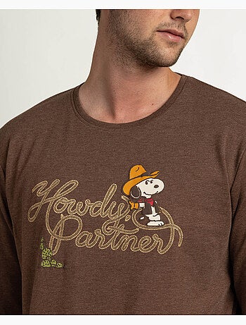 Pyjama à manches longues pour homme PEANUTS Country Club