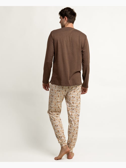 Pyjama à manches longues pour homme PEANUTS Country Club - Kiabi Pyjama à manches longues pour homme PEANUTS Country Club - Kiabi
