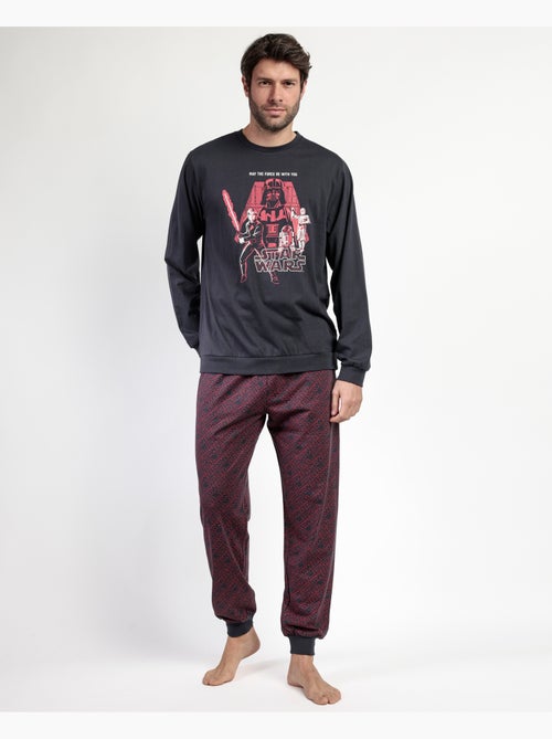 Pyjama à manches longues pour homme STAR WARS La Force soit avec vous - Kiabi