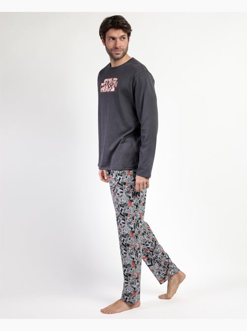 Pyjama à manches longues pour homme STAR WARS, motif bande dessinée noir et blanc - Kiabi Pyjama à manches longues pour homme STAR WARS, motif bande dessinée noir et blanc - Kiabi