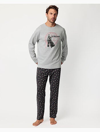 Pyjama à manches longues pour homme star wars the force is strong