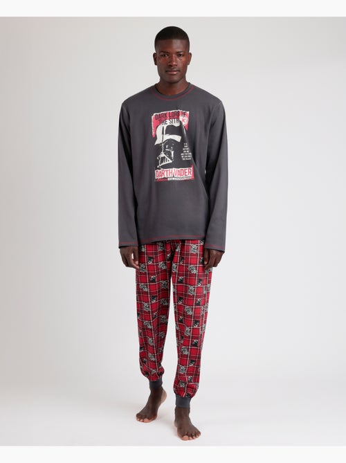 Pyjama à manches longues Punk Vader pour homme STAR WARS - Kiabi