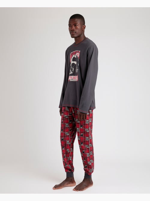 Pyjama à manches longues Punk Vader pour homme STAR WARS - Kiabi