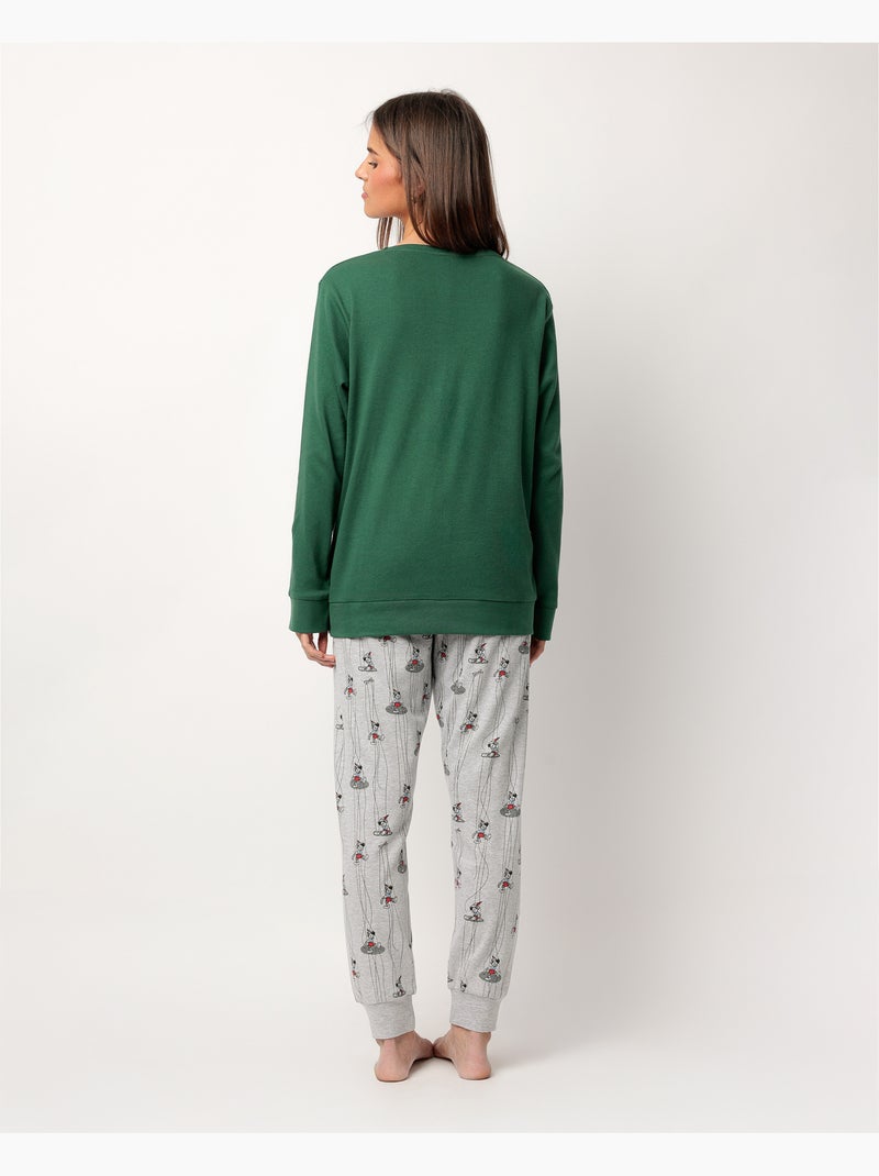 Pyjama à manches longues Puppet Boy pour femme de Disney Vert - Kiabi