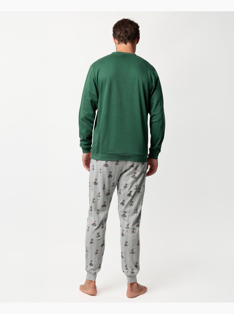 Pyjama à manches longues Puppet Boy pour homme de Disney Vert - Kiabi