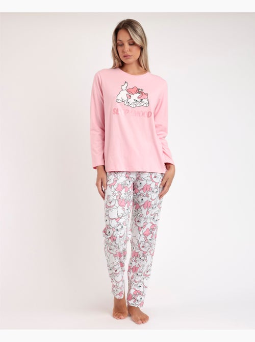 Pyjama à manches longues Sleepy Marie pour femme DISNEY - Kiabi