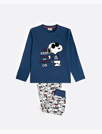 Pyjama à manches longues Snoopy PEANUTS pour garçon