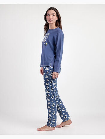 Pyjama à manches longues Snow Drift pour femme de PEANUTS