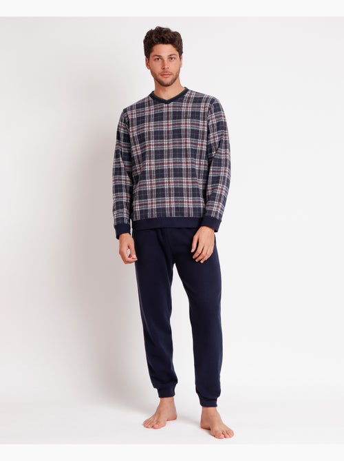 Pyjama à manches longues sobre pour homme ANTONIO MIRO - Kiabi Pyjama à manches longues sobre pour homme ANTONIO MIRO - Kiabi