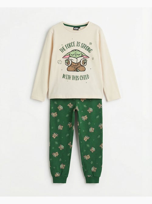 Pyjama à manches longues STAR WARS MANDALORIAN Grogu mignon pour filles - Kiabi