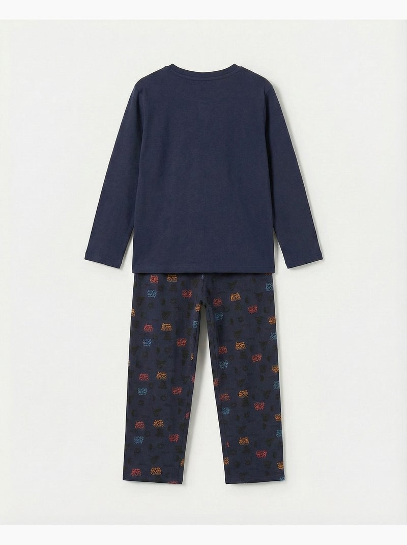 Pyjama à manches longues STAR WARS Rule The Galaxy pour garçons Bleu cobalt - Kiabi