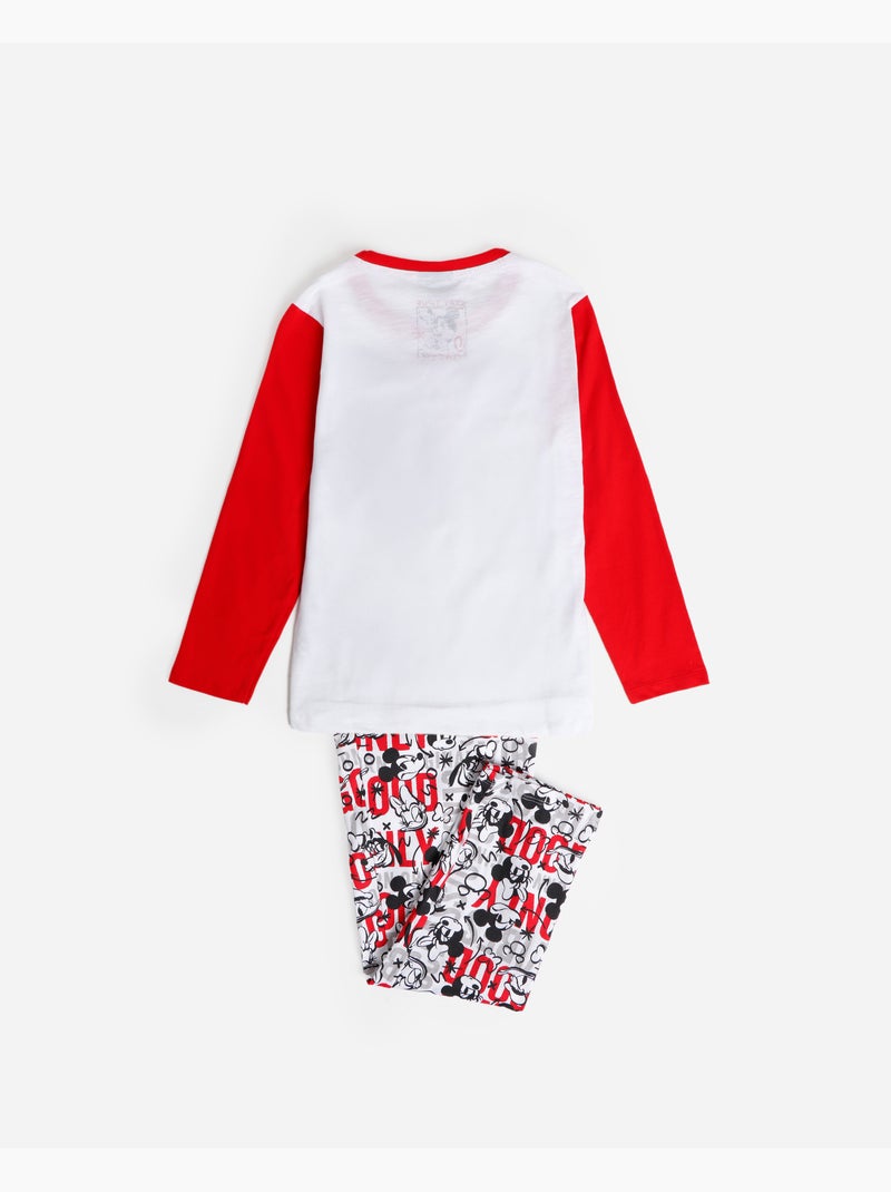 Pyjama à manches longues Stay True pour fille DISNEY Rouge - Kiabi
