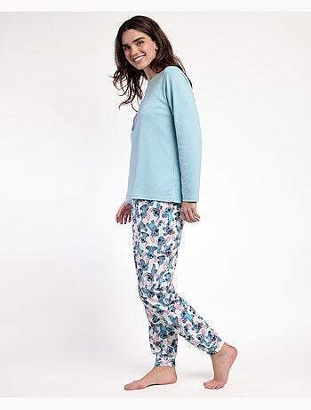 Pyjama à manches longues Stitch Angel pour femme de Disney