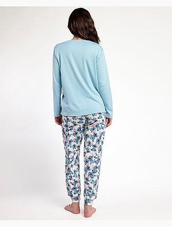 Pyjama à manches longues Stitch Angel pour femme de Disney