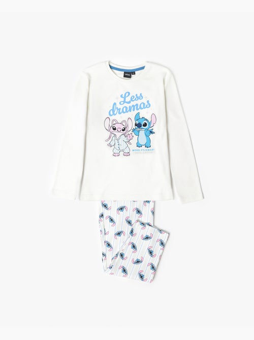 Pyjama à manches longues Stitch DISNEY pour filles - Kiabi Pyjama à manches longues Stitch DISNEY pour filles - Kiabi
