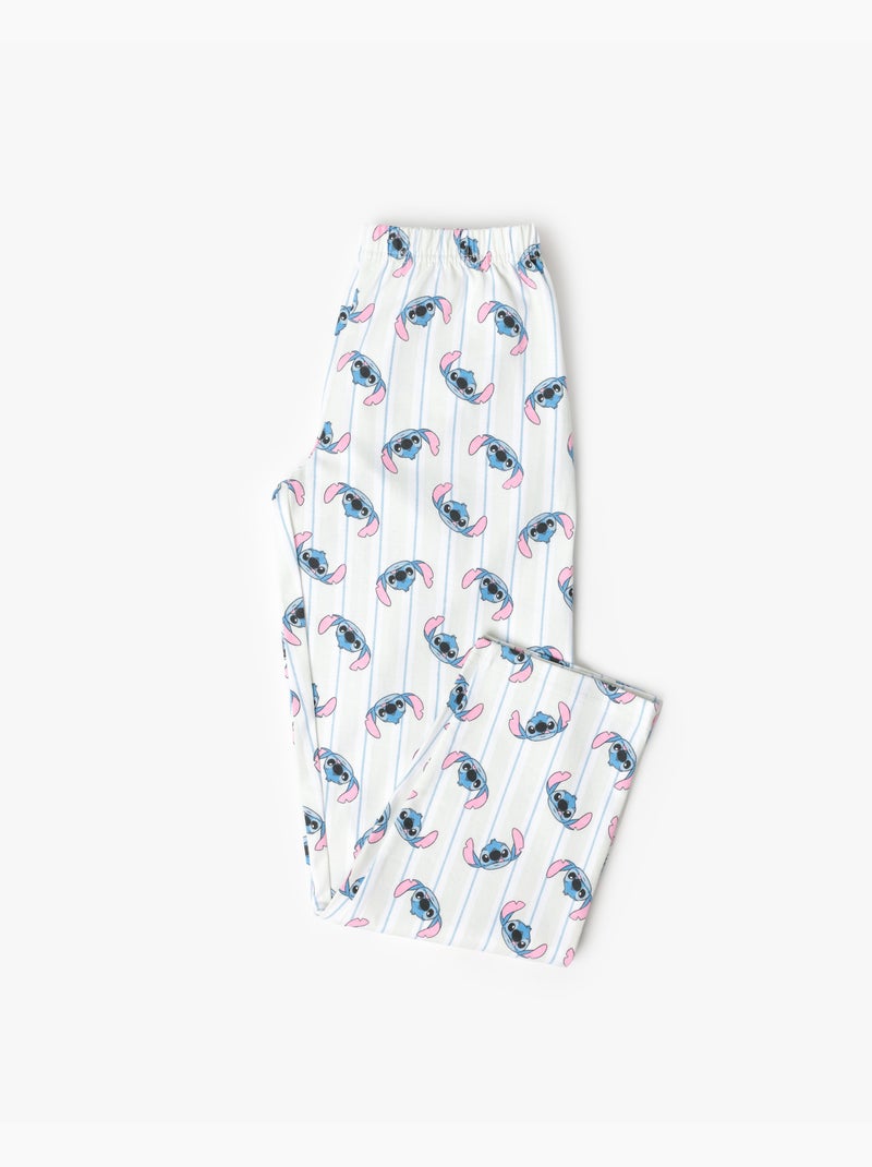 Pyjama à manches longues Stitch DISNEY pour filles Menthe - Kiabi