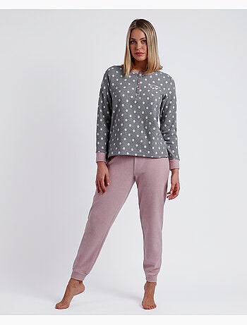 Pyjama à manches longues Sweet Dots pour femme ADMAS A