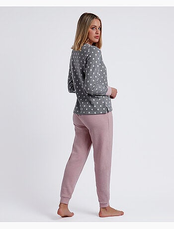 Pyjama à manches longues Sweet Dots pour femme ADMAS A