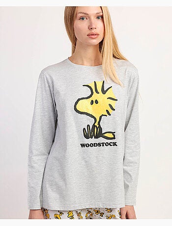 Pyjama à manches longues Woodstock pour femme de PEANUTS