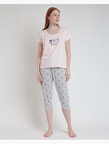 Pyjama à manches tombantes pour femme ADMAS Beach Life