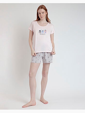Pyjama à manches tombantes pour femme ADMAS Beach Life