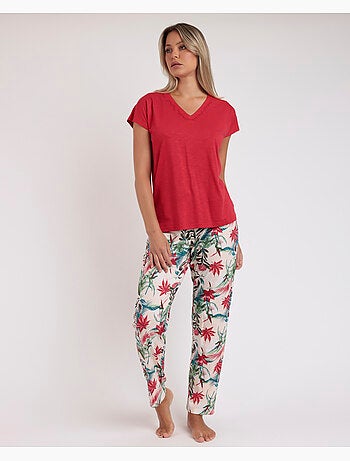 Pyjama à manches tombantes pour femme ADMAS GARDEN Tropical Spirit