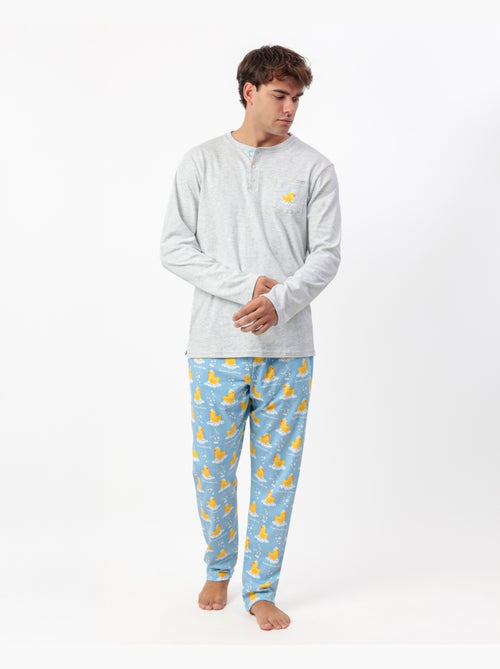 Pyjama ADMAS à manches longues avec papier peint Sweet Duckling pour homme - Kiabi Pyjama ADMAS à manches longues avec papier peint Sweet Duckling pour homme - Kiabi