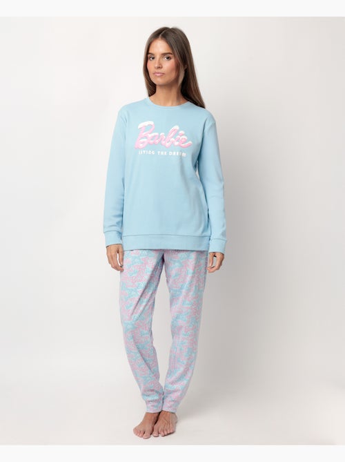 Pyjama après-ski à manches longues pour femme BARBIE - Kiabi Pyjama après-ski à manches longues pour femme BARBIE - Kiabi
