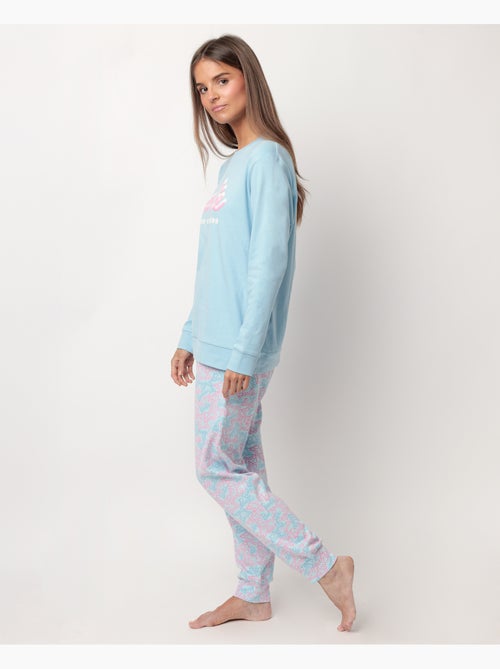 Pyjama après-ski à manches longues pour femme BARBIE - Kiabi Pyjama après-ski à manches longues pour femme BARBIE - Kiabi