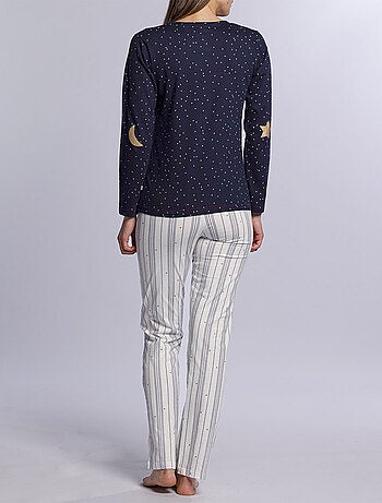 Pyjama AURORE marine/imprimé - DODO