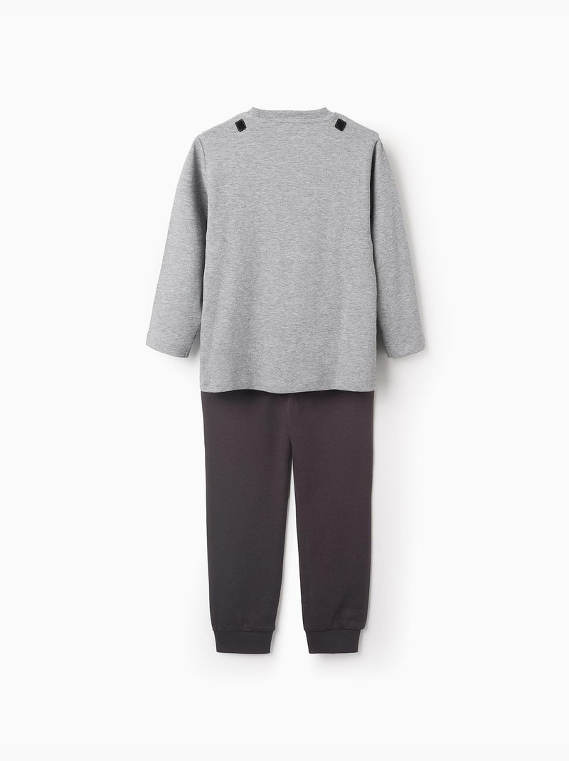 Pyjama avec Capuche Amovible Batman Gris foncé - Kiabi