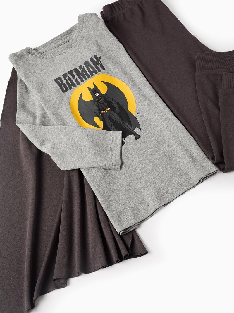 Pyjama avec Capuche Amovible Batman Gris foncé - Kiabi