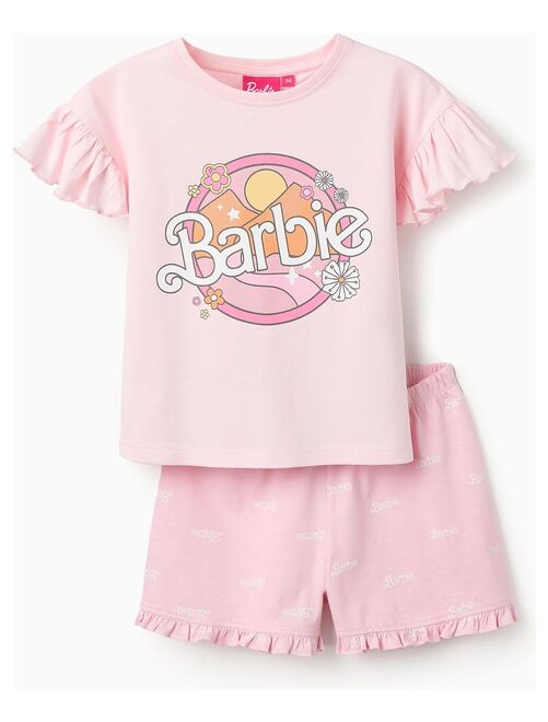 Pyjama avec imprimé Barbie en 100% coton LICENSE - Kiabi