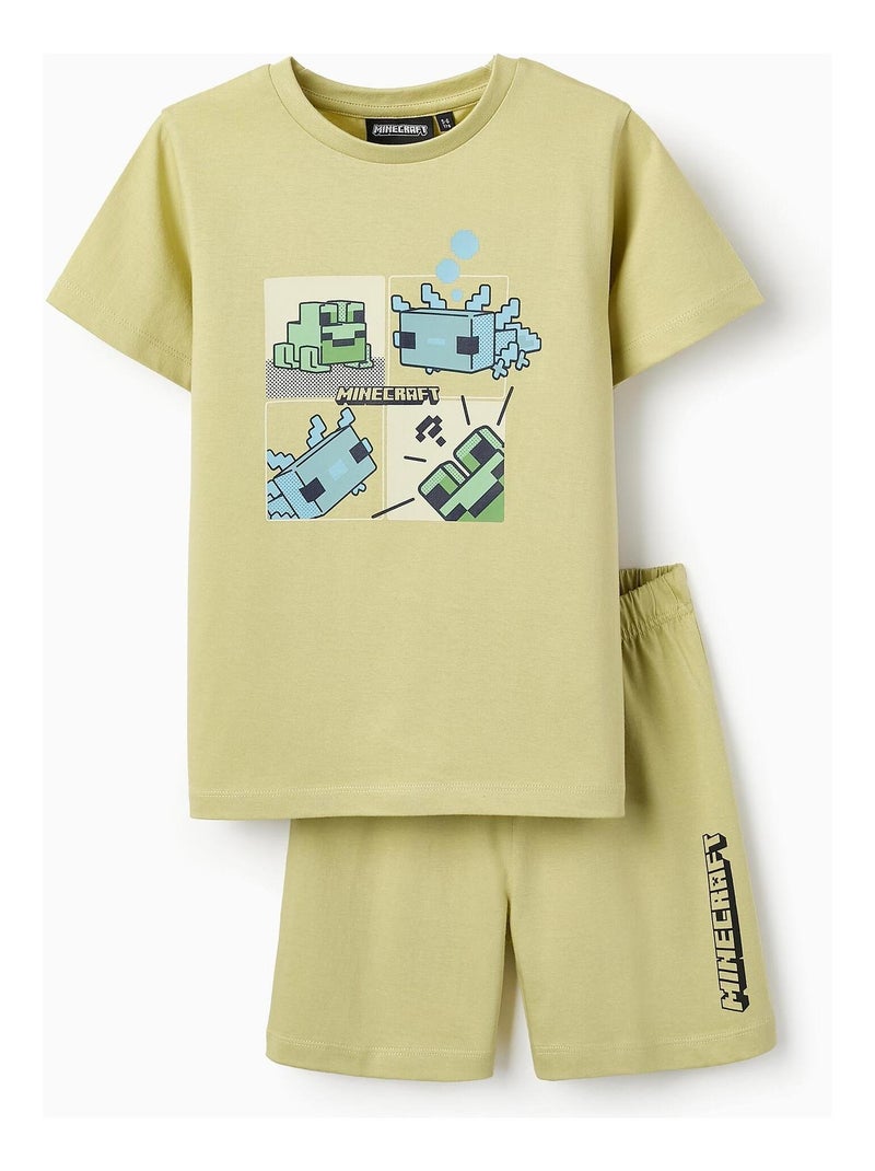 Pyjama avec imprimé Minecraft Vert foncé - Kiabi