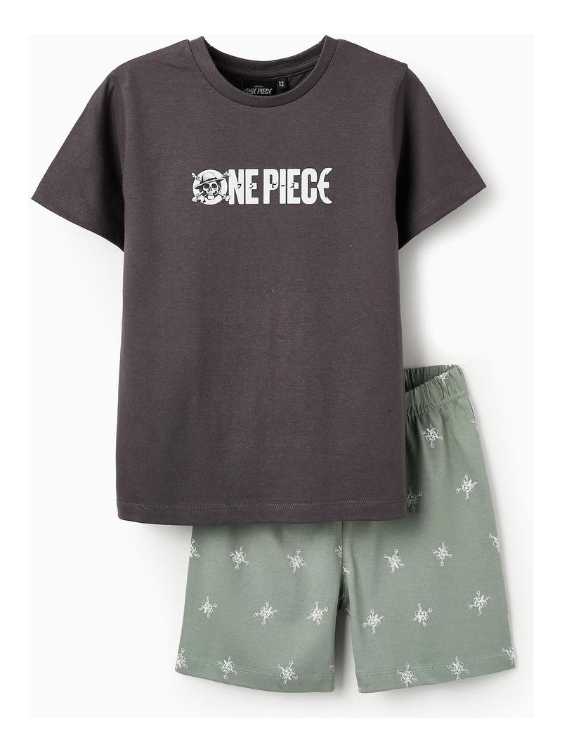 Pyjama avec imprimé One Piece Gris foncé - Kiabi