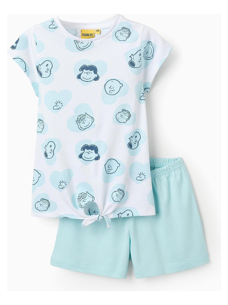 Pyjama avec imprimé Snoopy 100% coton Blanc - Kiabi