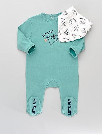 Pyjama 2 Pieces Vetements Bebe Vert Kiabi Pyjama 2 Pieces Vetements Bebe Vert Kiabi