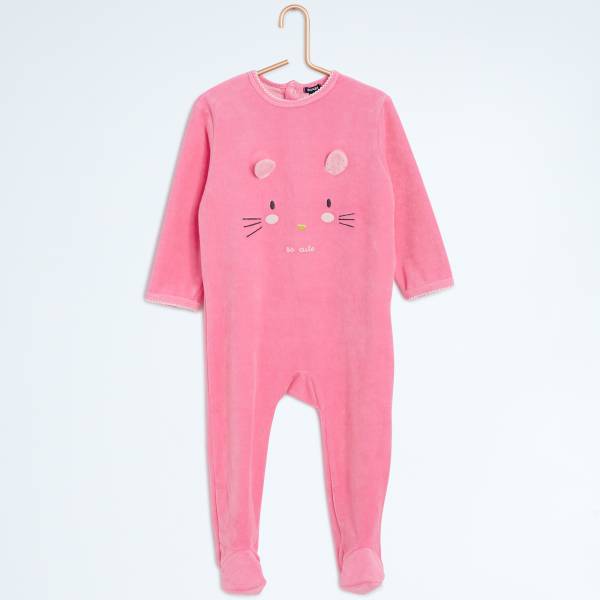 Pyjama Avec Pieds Imprime Message Bebe Fille Kiabi 10 00