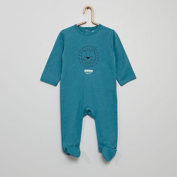 Pyjama Bandana Bebe Garcon Bleu Kiabi 4 50