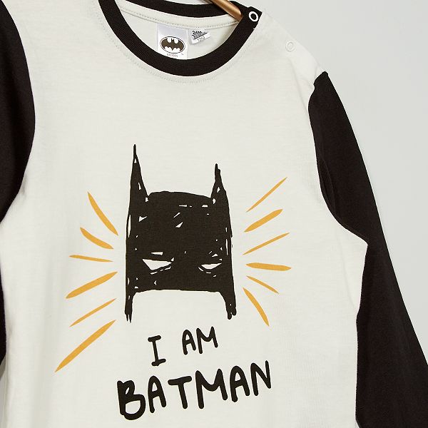 Pyjama Batman Bebe Garcon Blanc Kiabi 12 00