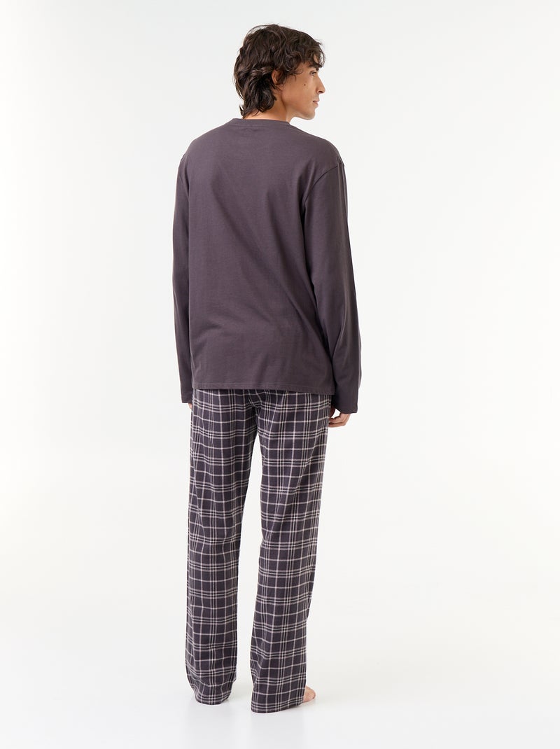 Pyjama 'Batman' 'DC Comics' - 2 pièces Noir - Kiabi