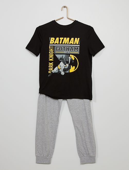 Pyjama 'Batman'                             noir/gris 
