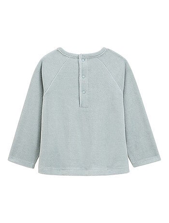 Pyjama bébé 2 pièces en velours avec pieds Alma