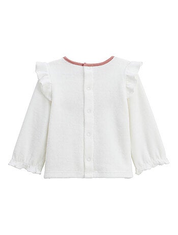 Pyjama bébé 2 pièces en velours avec pieds Oona