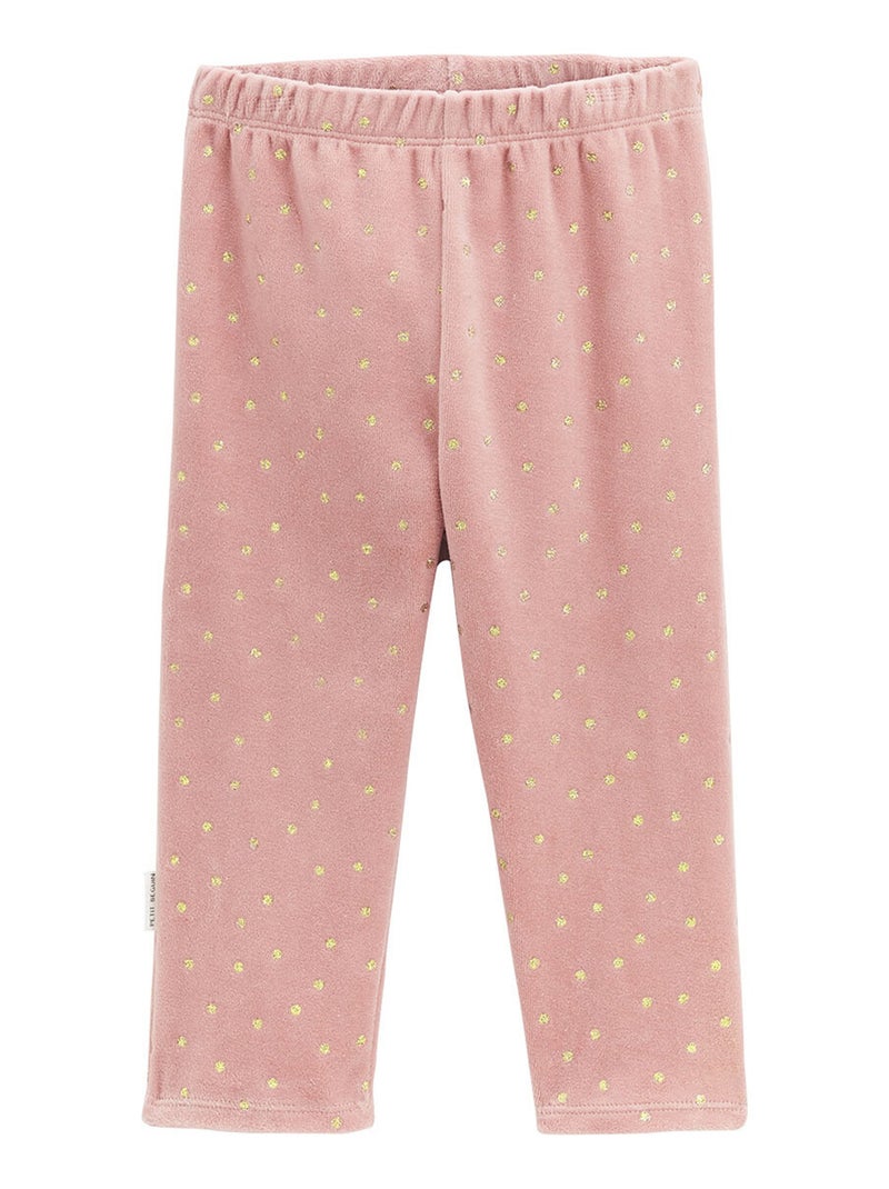 Pyjama bébé 2 pièces en velours Rosa Rose - Kiabi